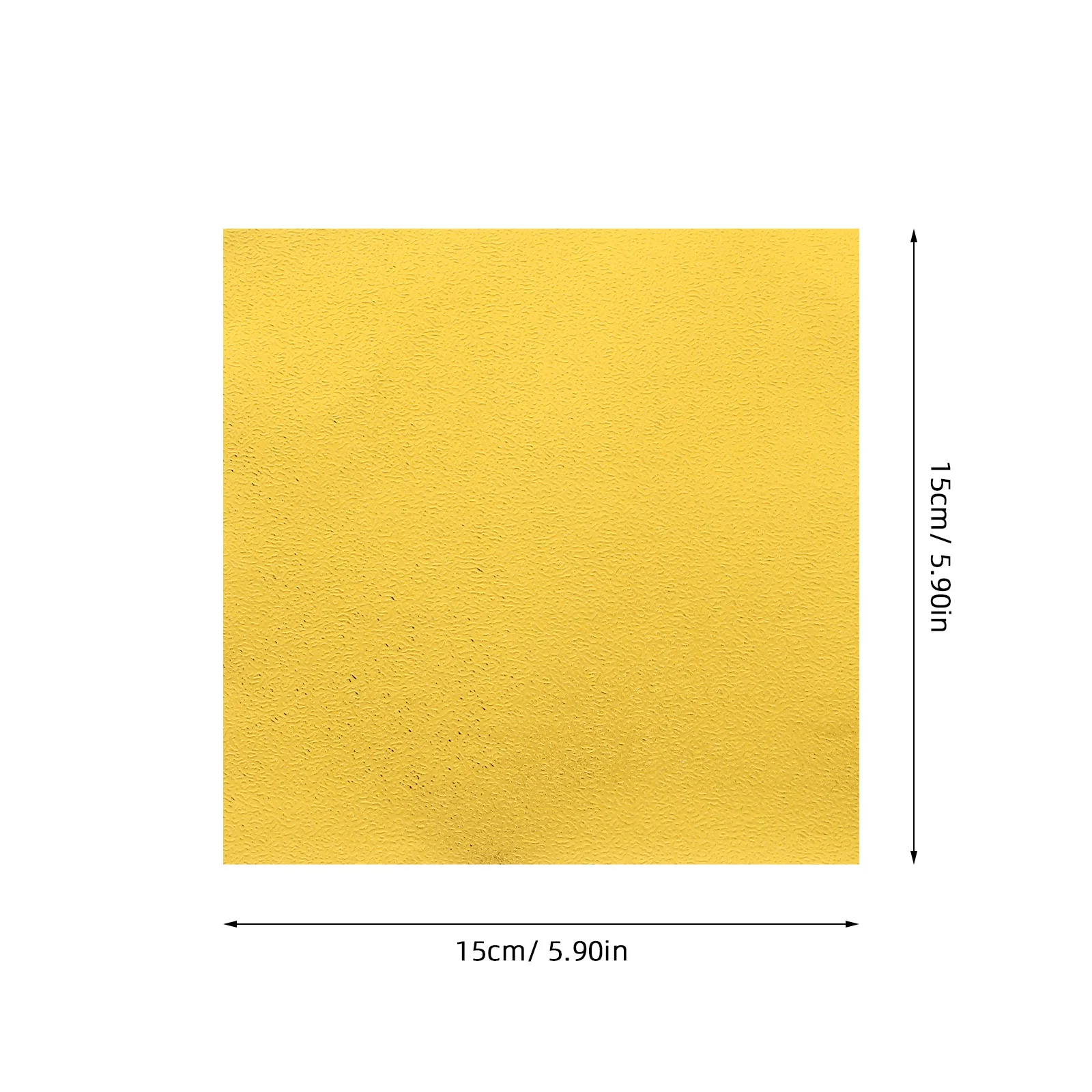 กระดาษโอริกามิสีทอง 100 แผ่น สำหรับงานประดิษฐ์พับ DIY ตกแต่งสมุดภาพ งานฝีมือ และของตกแต่ง