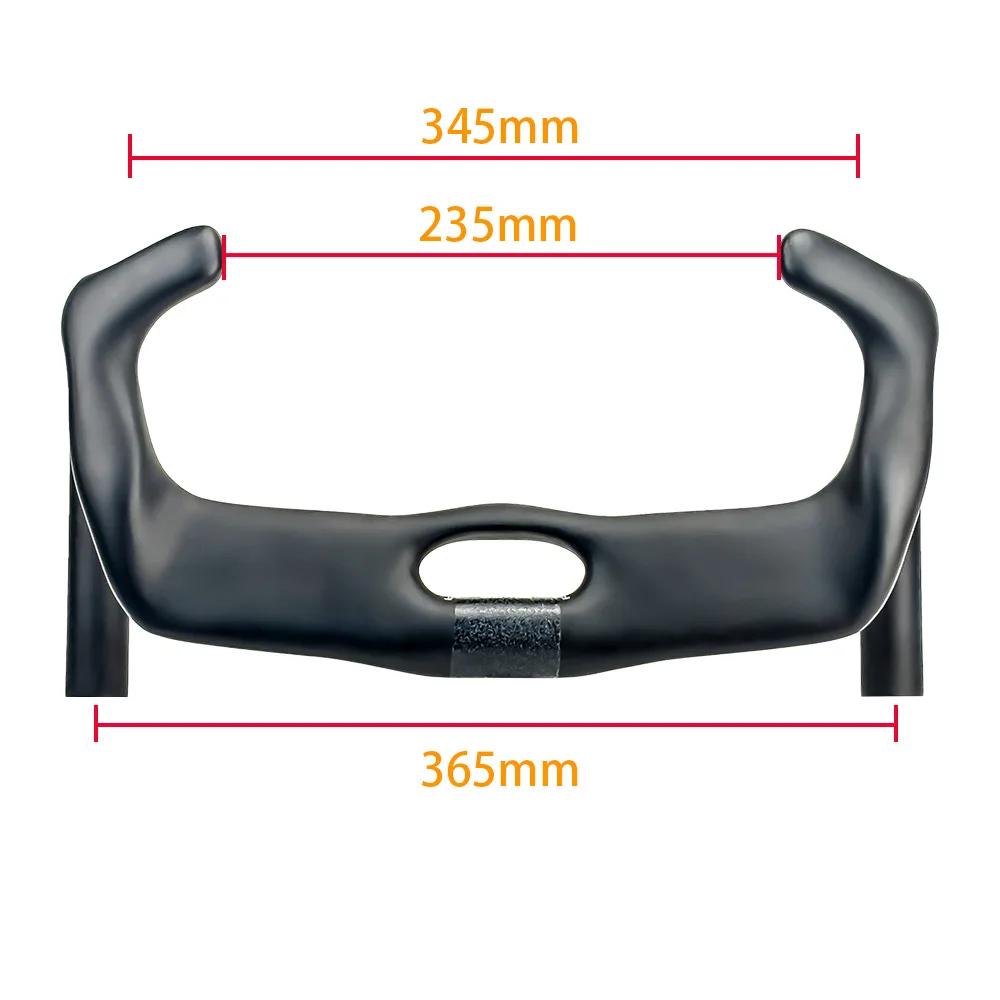 BUCKLOS Vollcarbon-Rennradlenker, 285mm Professioneller Sprint-Rennlenker für Fixie-Fahrräder, Fahrradzubehör – Detail 14