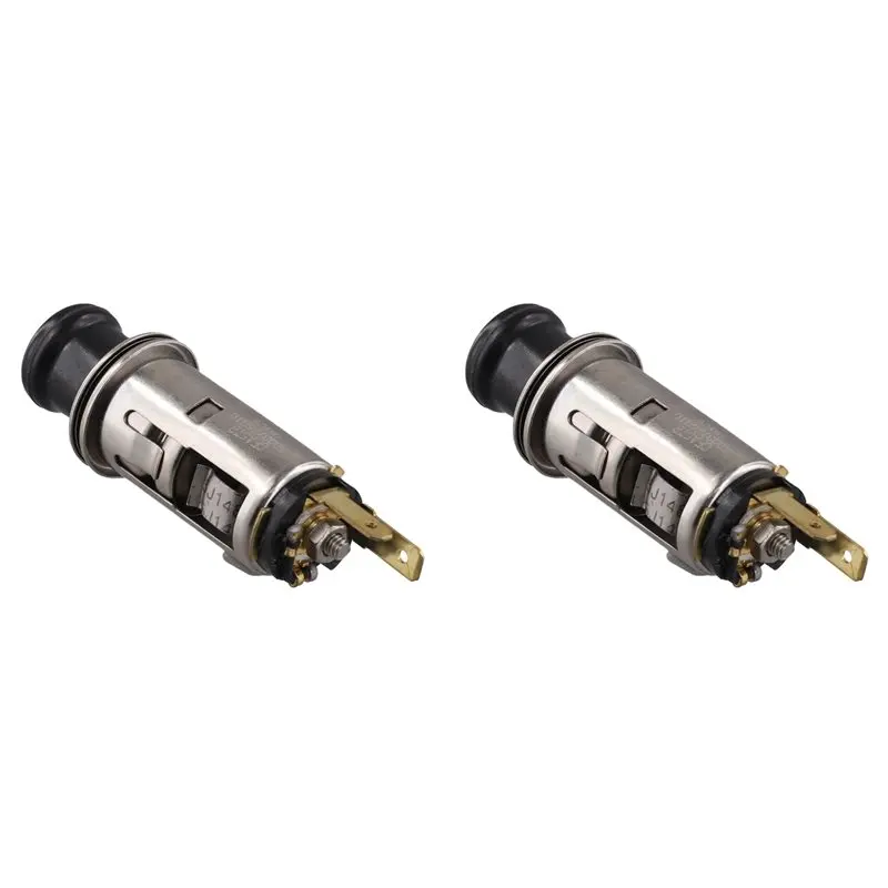 2X 12V Car Cigarette Lighter Socket Plug Assembly 85500-12240 For Toyota 4Runner Corolla Rav4 Land Cruiser Lexus RX330-T61C