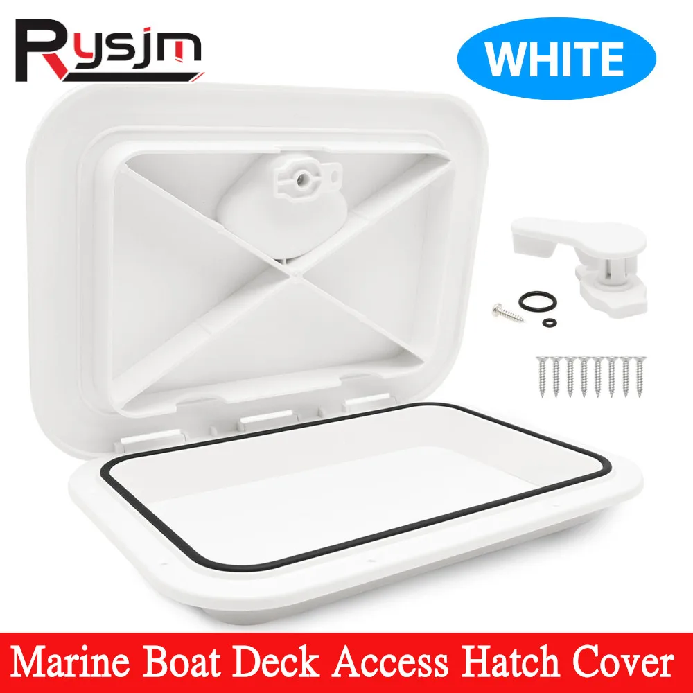 

Boat Marine Accessories Deck Access Hatch Cover ABS Plastic Non-Skid Yacht Inspection Hatch Boat Access Hatches