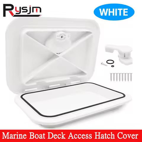 Boat Marine Accessories Deck Access Hatch Cover ABS Plastic Non-Skid Yacht Inspection Hatch Boat Access Hatches