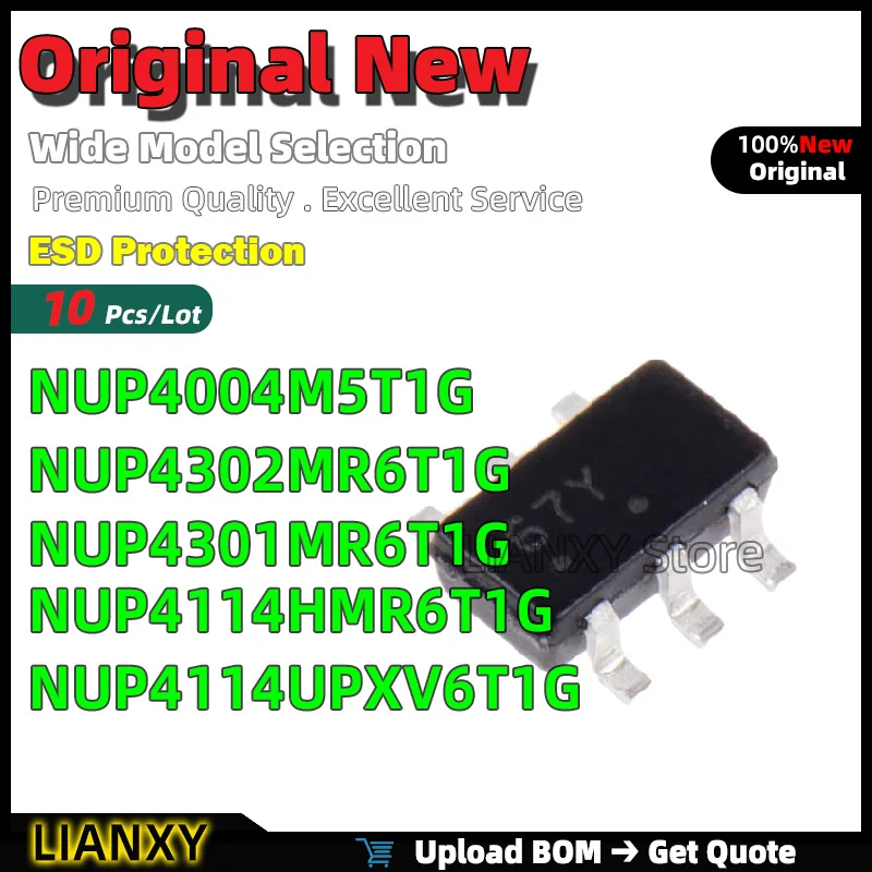 10Pcs TSOP-6 NUP400…