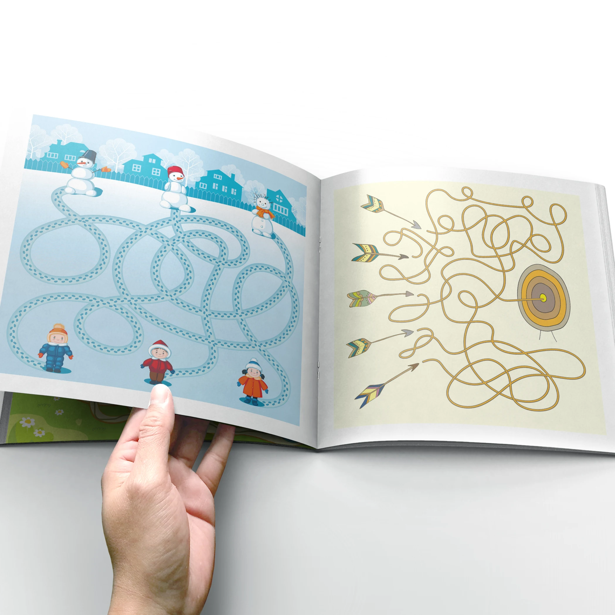 كتاب ألغاز المتاهة التفاعلية للأطفال: مغامرات ممتعة وتعليمية لتعزيز مهارات التفكير النقدي وحل المشكلات