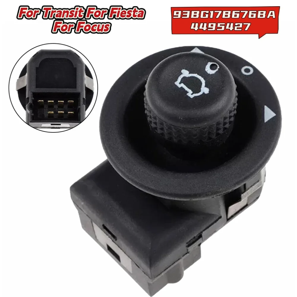 

Rearview Mirror Switch Button Knob For Ford For Transit For Fiesta For Focus 93BG17B676BA 4495427 Direct Replacement Car Parts