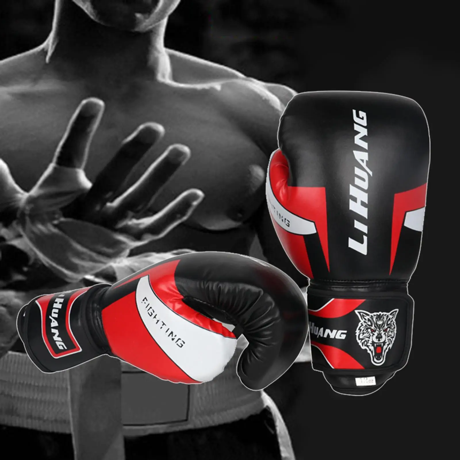 

Men Women Boxing Training Gloves Sparring Kickboxing GYM Punching 10oz Blue