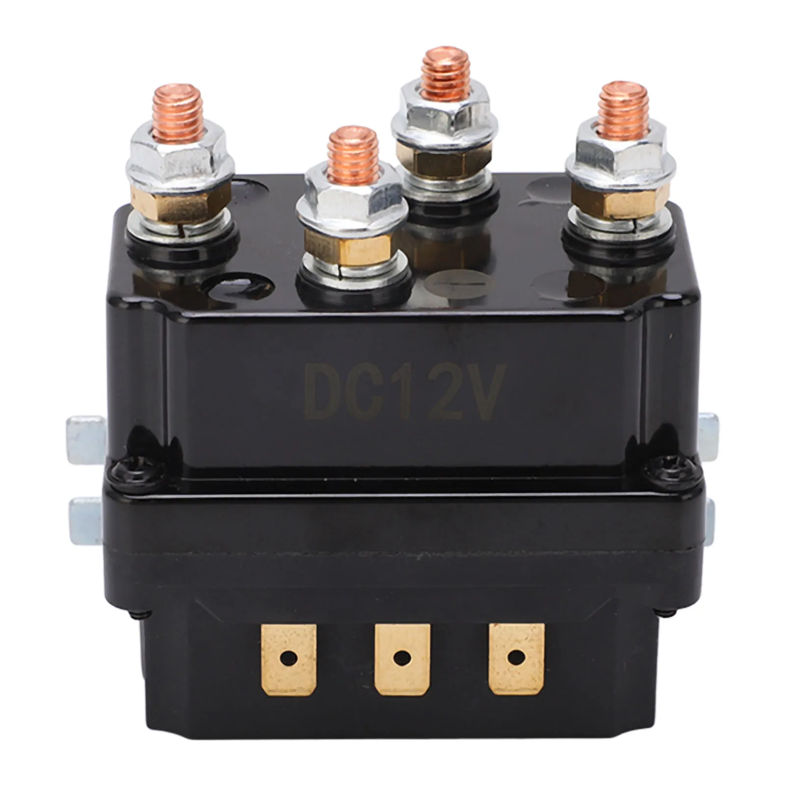 Waterproof Relay 250A Integrated Waterproof ABS Brass Electric Winch Relay for Off Road Vehicle 12V Winch Relay