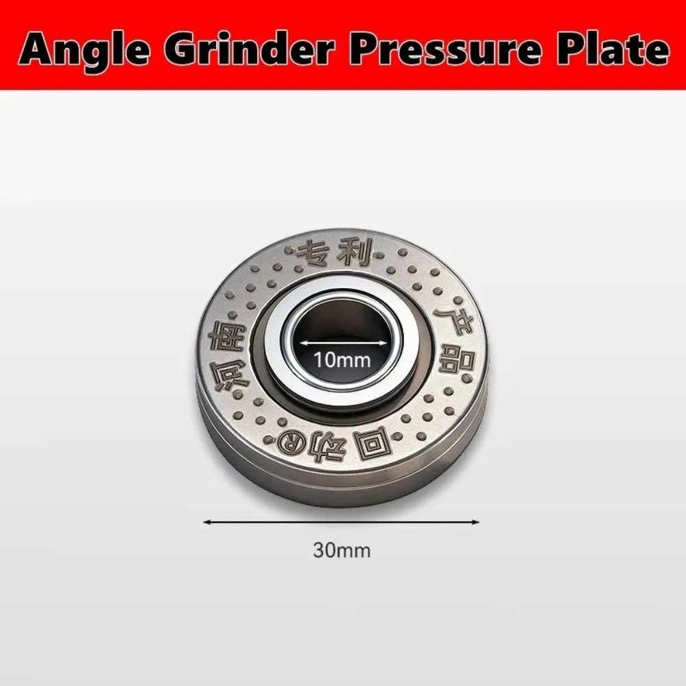Galvanized Plate Angle Grinder Pressure Plate M10 Thread Self-Locking Design Angle Grinder Flange Nut Set 30mm