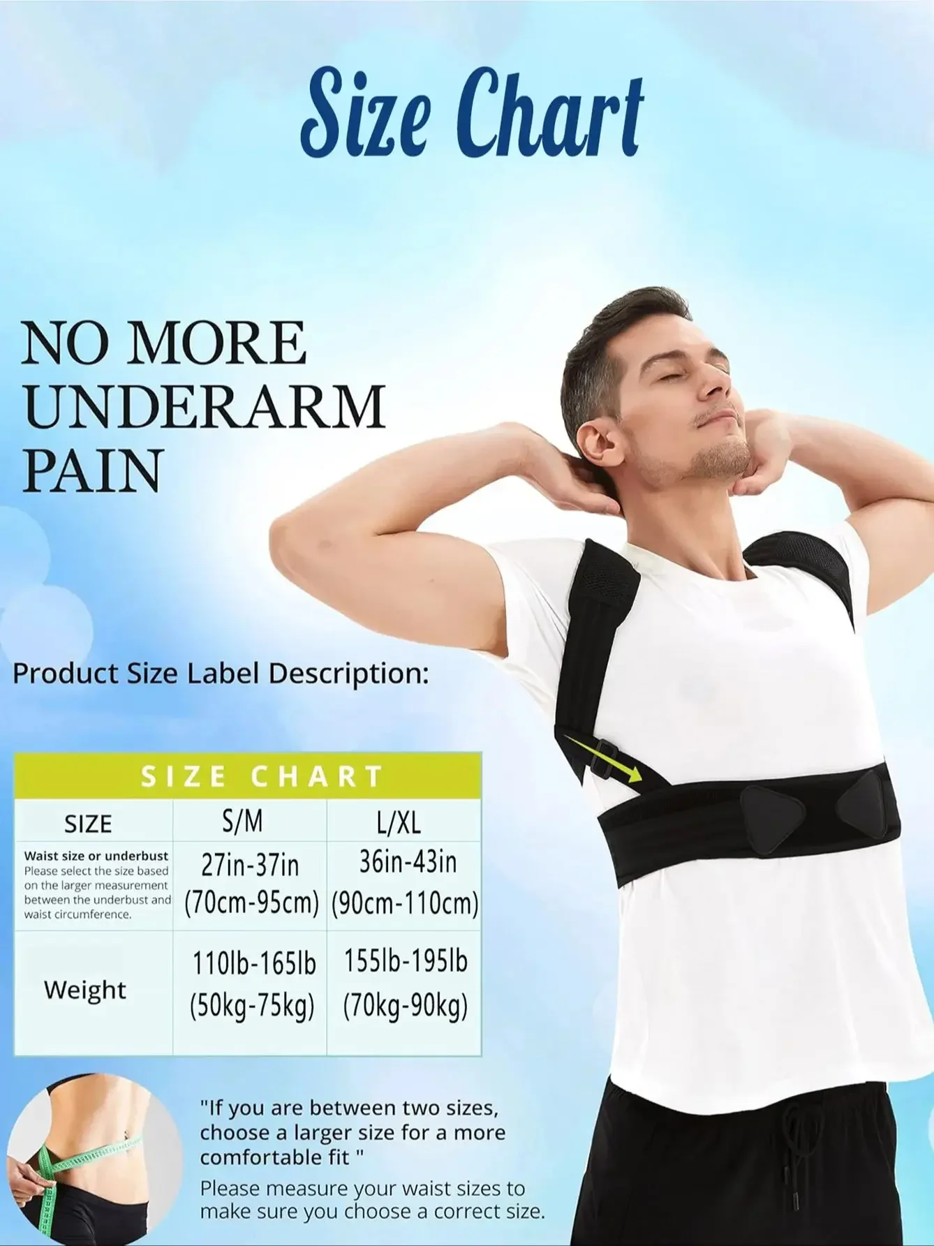 Posture Corrector for Men and Women,Adjustable Posture Brace for Back,Shoulders,Hunchback Scoliosis Correction