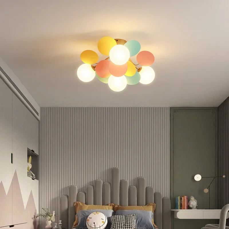 Nordic Home Decor Ceiling Chandelier for Kids Room Bedroom Creative Ceiling Lamp Children Room Decoration Ceiling Light Modern