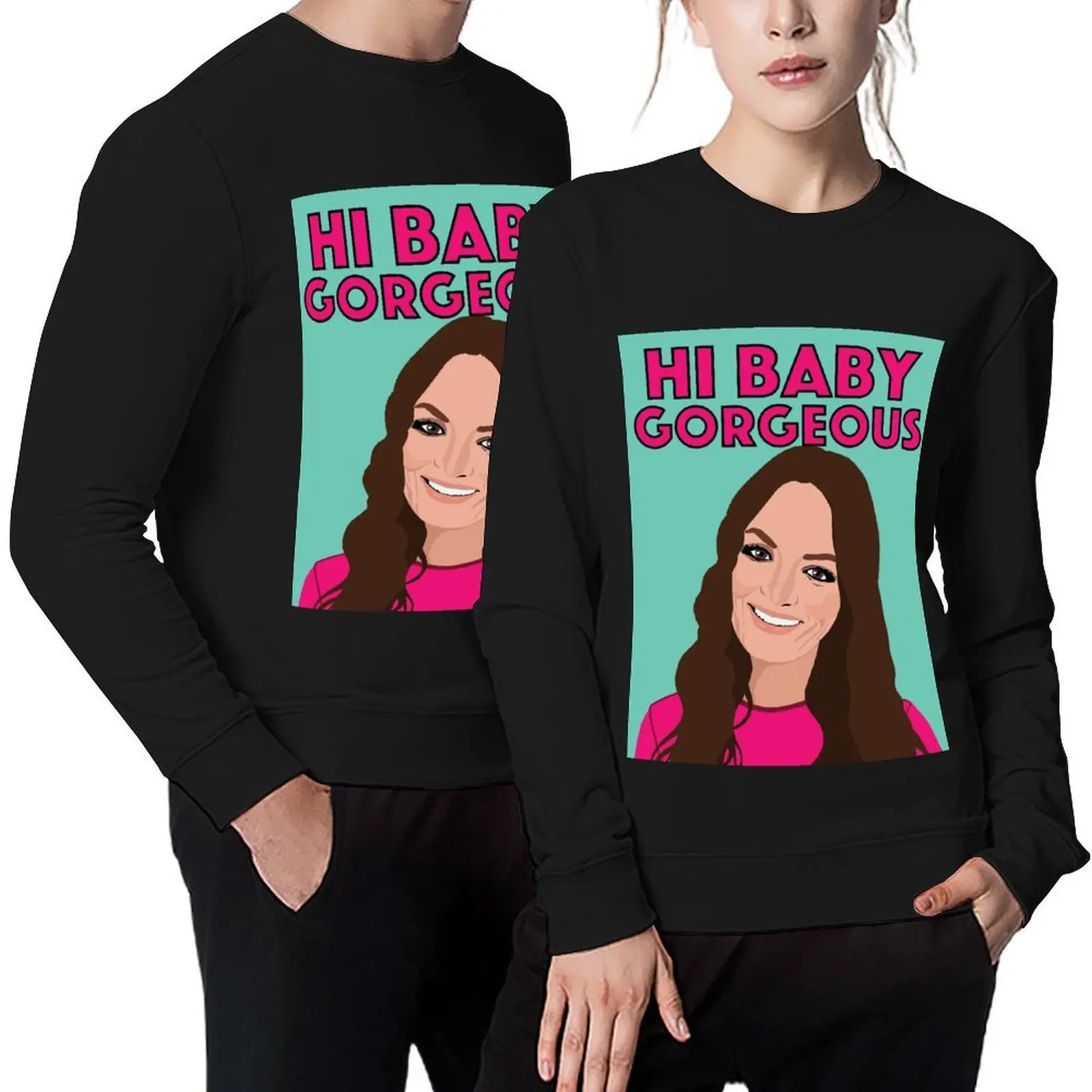 

LISA BARLOW Hi Baby Gorgeous RHOSLC (Real Housewives of Salt Lake City) Pullover korean autumn clothes sweatshirt