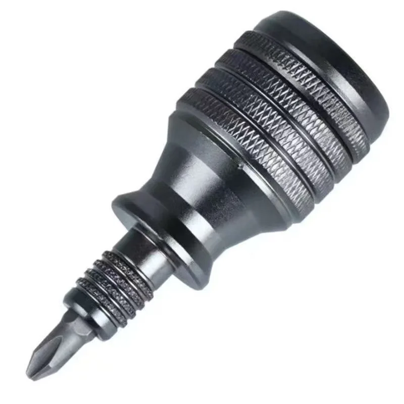 

7-in-1 Mini Ratchet Screwdriver Set Multi-Function EDC Tool- Aluminum Alloy Handle with High Hardness Phillips/Slotted Bits kit