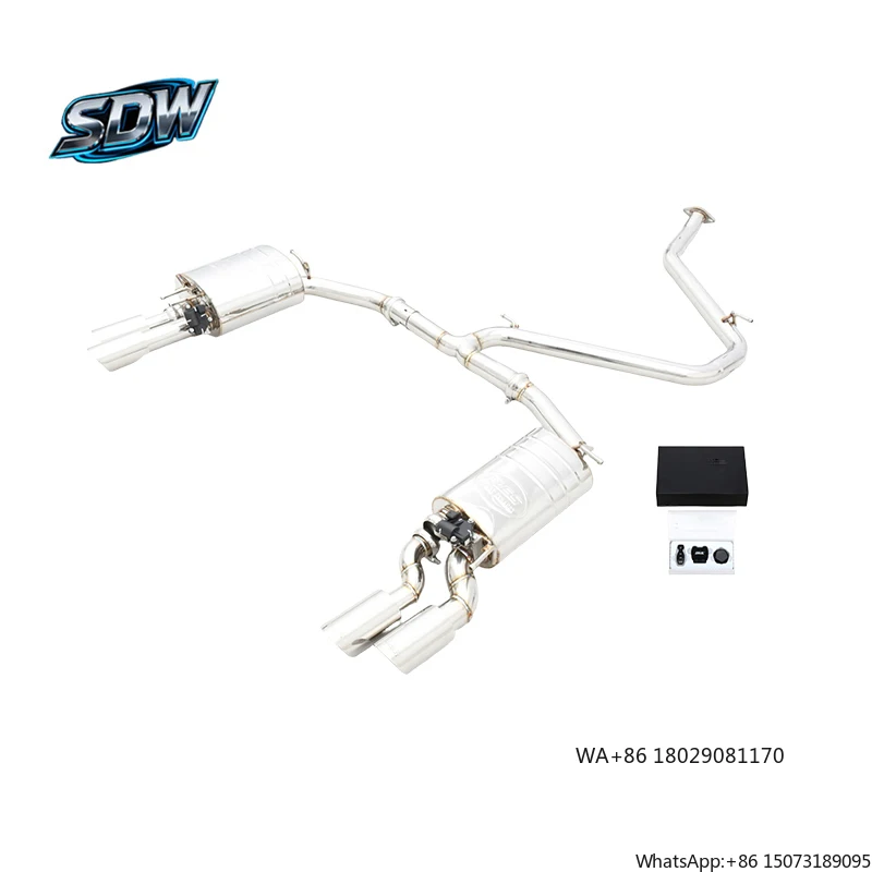 

Выхлопная система Valvetronic для Alphard 3.5 2019, Camry, Corolla, RAV4, Hilux, регулируемая, с глушителем, из нержавеющей стали SS304