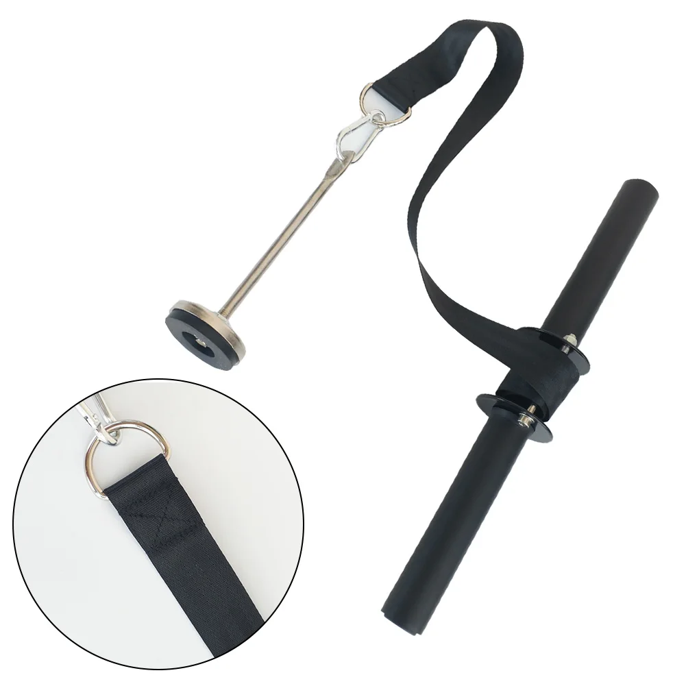 

Fitness Equipment Gym Equipment Wrist Roller Exerciser Gym Equipment Comfortable Sponge Handles Forearm Training