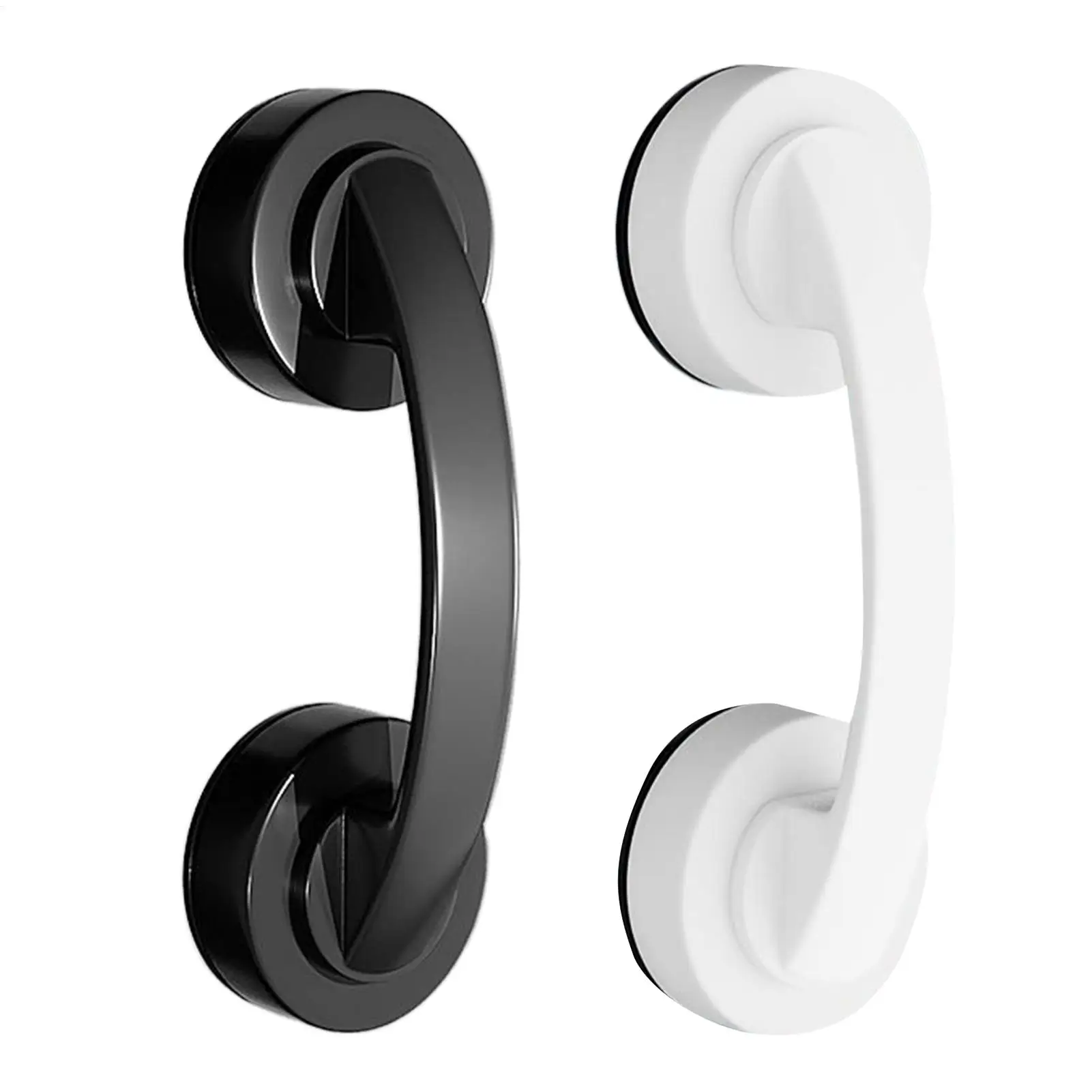 Suction Cup Shower Handle Glass Door Handle No Drilling Grip Wand Push Pull Helper Strong Vacuum Grab Puller Wall Handrail