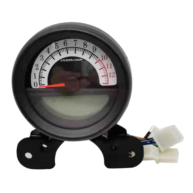 

Intelligent Library Motorcycle Tachometer Gauge Odometer Dual Speed Lcd Screen Meter Display Universal Digital Meter
