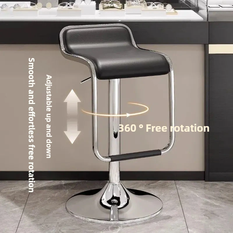كراسي بار بار بارتفاع قابل للتعديل، كرسي دوار مع مسند للقدمين، مقاعد بار منزلية لمقاعد الاستقبال التجاري لجزيرة المطبخ #3