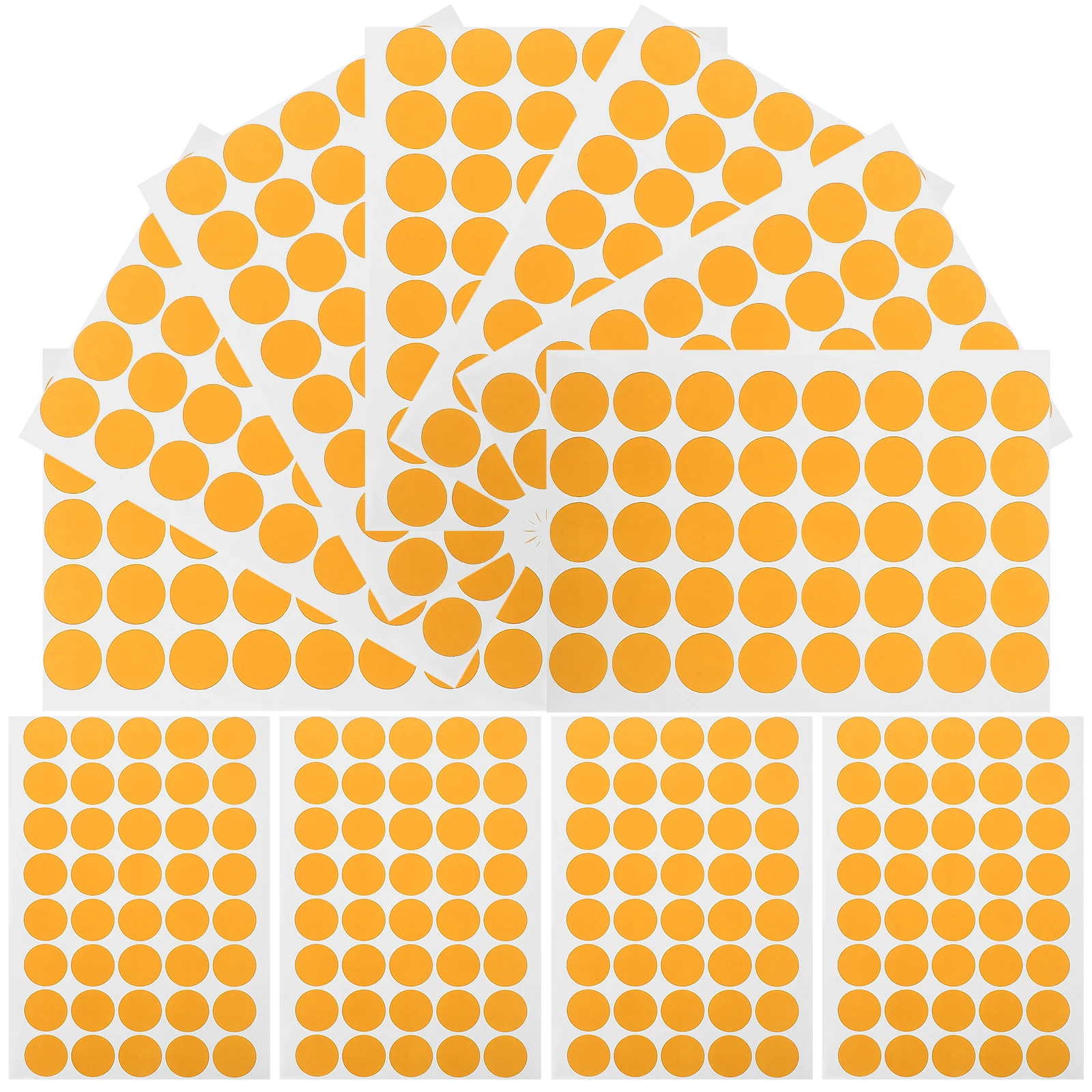 

10 Sheets Colored Round Labels Stickers Color Coding Labels For Home School Office Diy Classification Markers Sticky Dot Decors