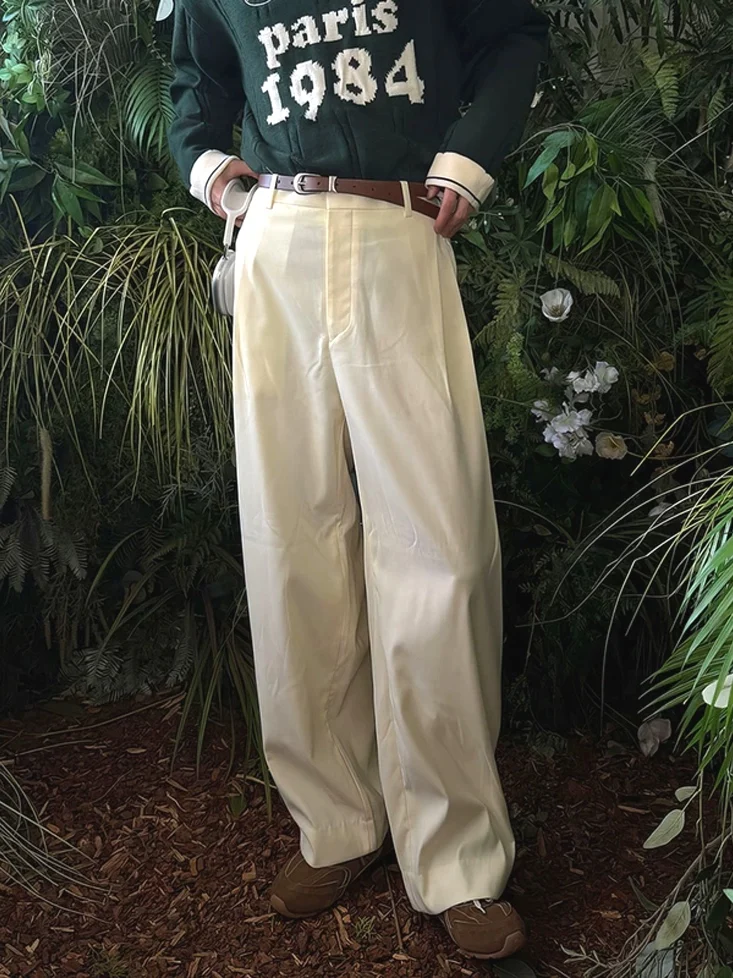 

Мужские брюки свободного кроя из хлопка и льна, дышащие, повседневные, в стиле френч, с пуговицами на талии, летние, модные