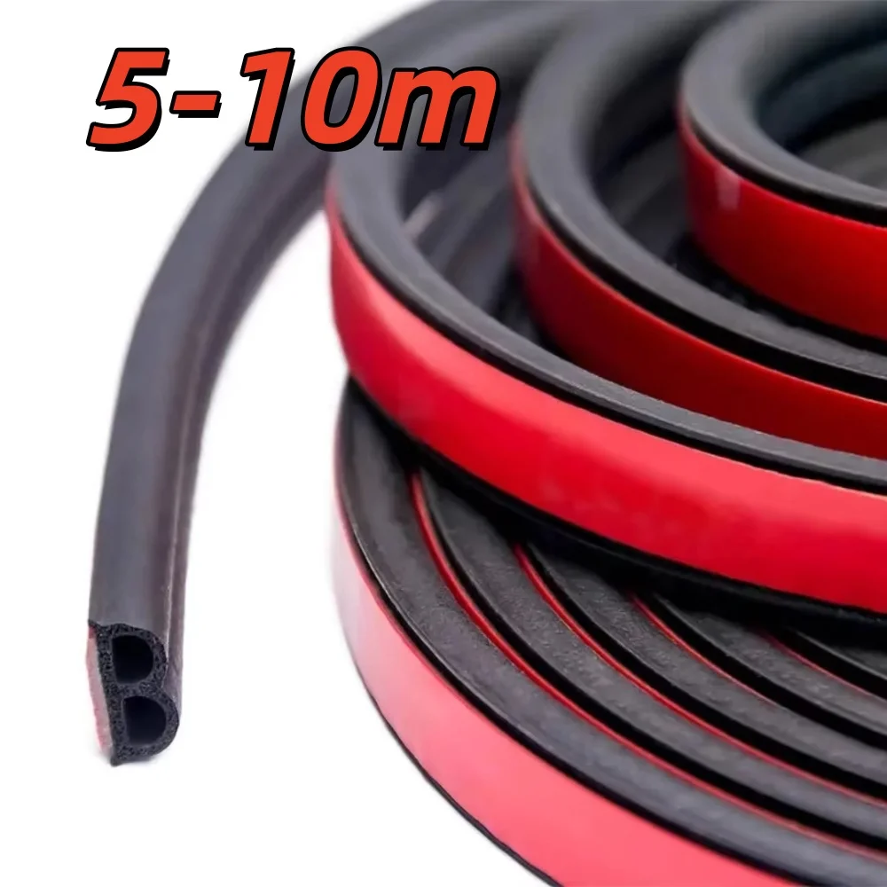 Car Door Soundproof Anti-Dust Seal Strip Car Door Seal Strip Universal Noise Insulation Epdm Truck Car Rubber Waterproof Seals