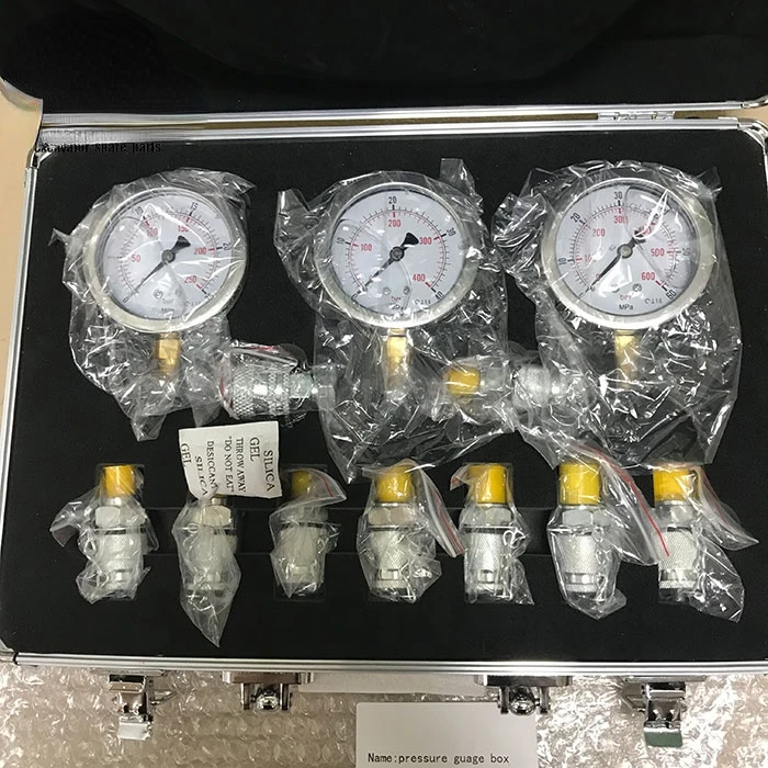 Good  Quality  Harn Cover Pressure Gauge Box and Valves  Test table for  Excavator Spare  Parts Tool In Stock