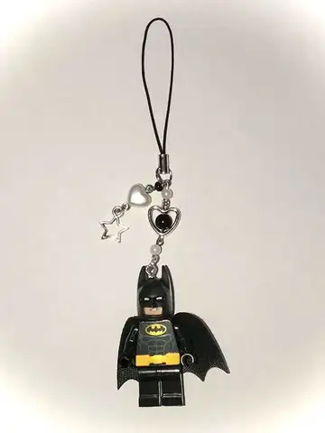 Cartoon 3D Fairy Bat Figure Character Pendant Phone Keychain Personalized Backpack Accessory Gifts for Him Y2k handmade Jewelry