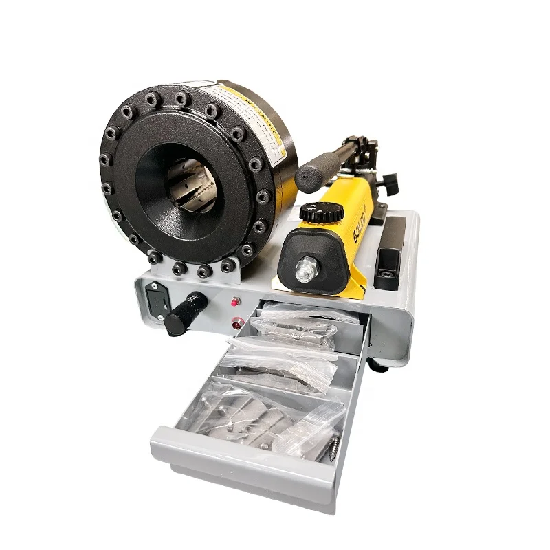 xx-Hydraulic Hose Crimping Machine 2024 New 145 Tons 35kg Hydraulic Hand Pump Provided Long Service Life 10 Tons Enerpac Pump
