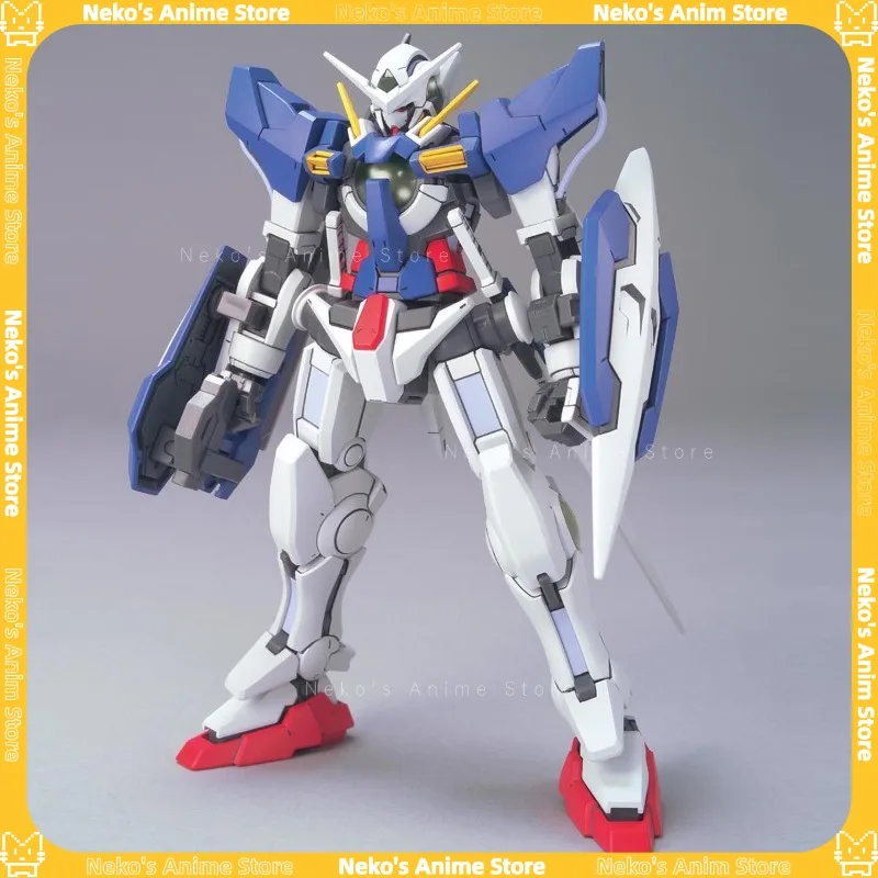 بانداي [متوفر】HG 01 1/144 Gundam Exia GN-001 00 Gundam أطقم منمذجة عمل الشكل أنيمي نموذج سطح المكتب دمية المقتنيات هدية #3
