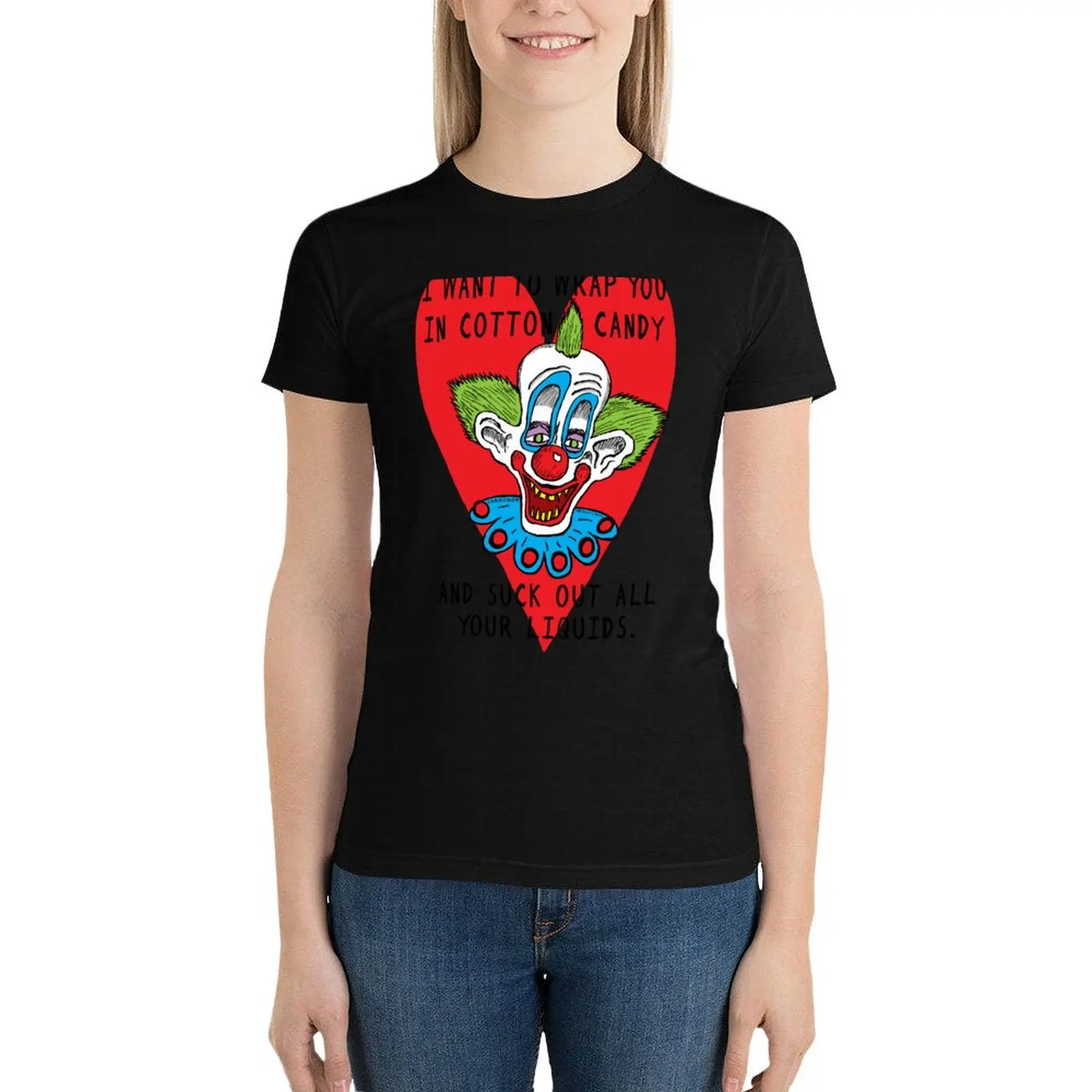 Killer Klown Love T-Shirt Aesthetic clothing tops cute clothes tees tshirts woman