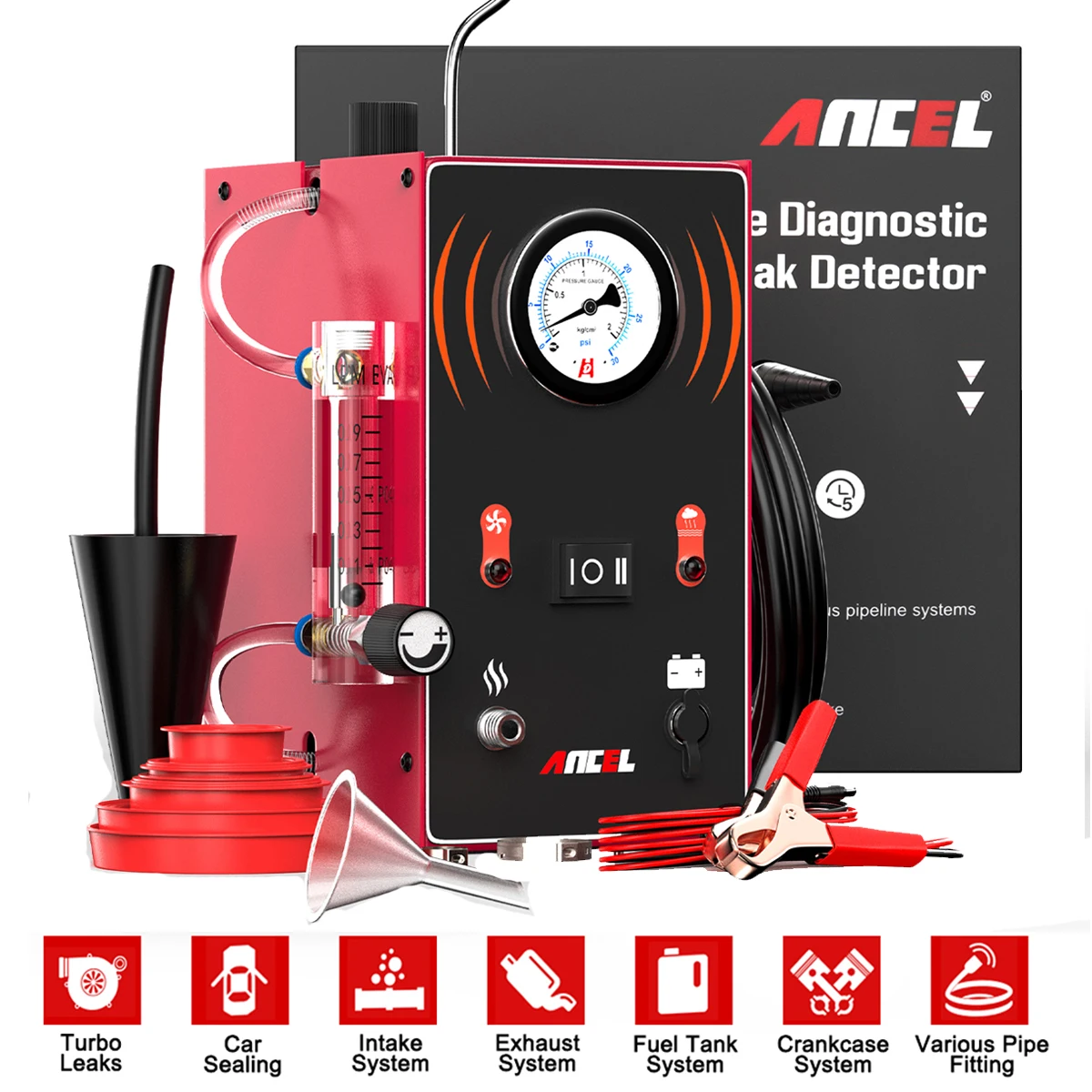 Smoke Leak Detector - ANCEL S300 EVAP Smoke Machine Automotive