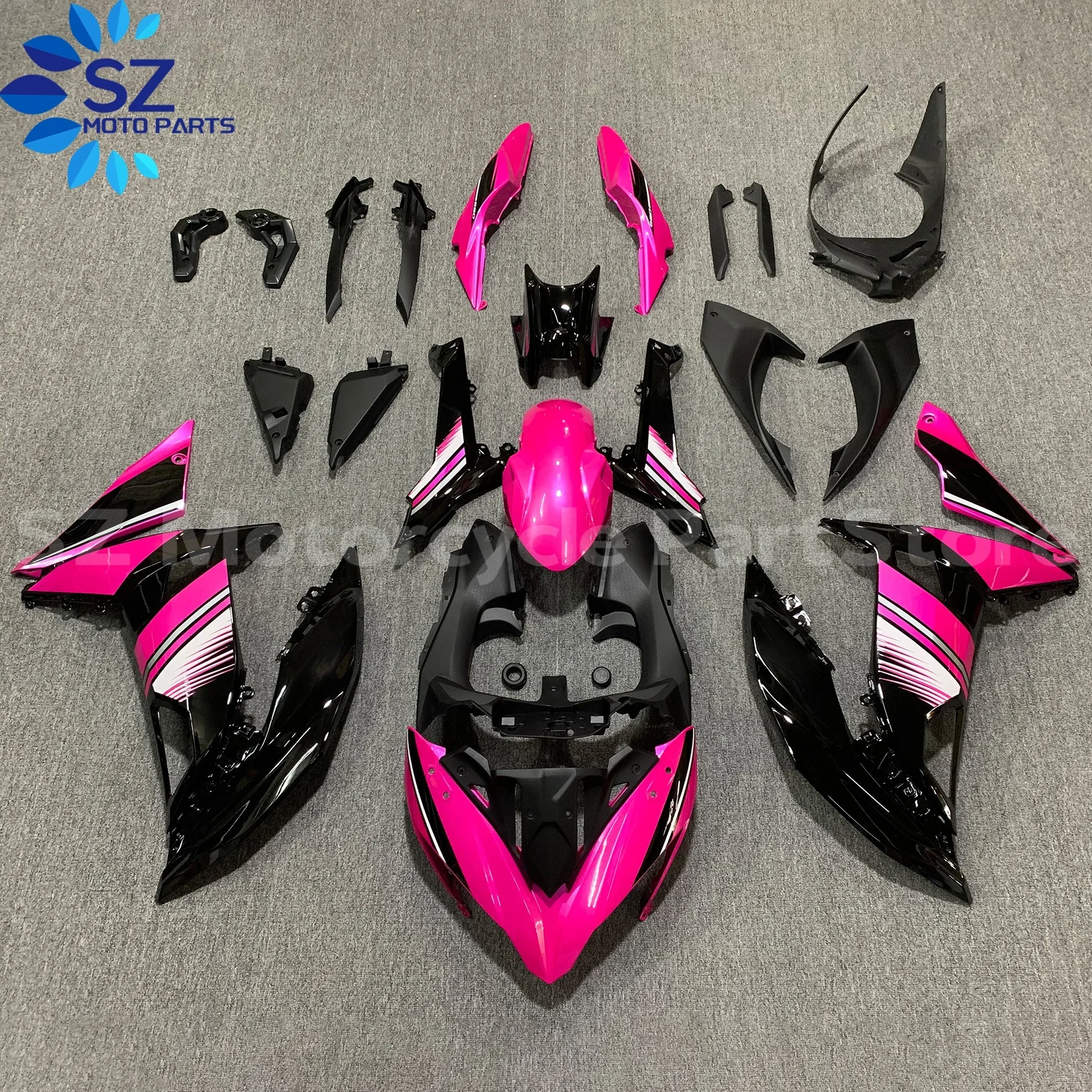 

Motorcycle Accessories Abs Plastic Fairing Kit Set Fit for NINJA 650 ER-6F EX650 2017 - 2019 NINJA650 ER6F 2018 17 18