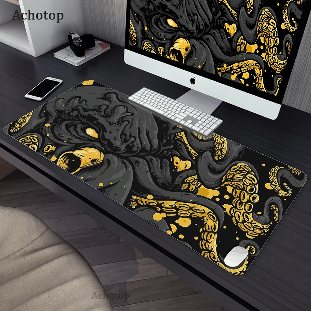 우주 매트 Mousepad 회사 귀여운 고양이 검은 일시 중지 패드 핑크 카펫 Xxl Deskmat 90x40 마우스 패드 게이머 기계 키보드 게임 매트