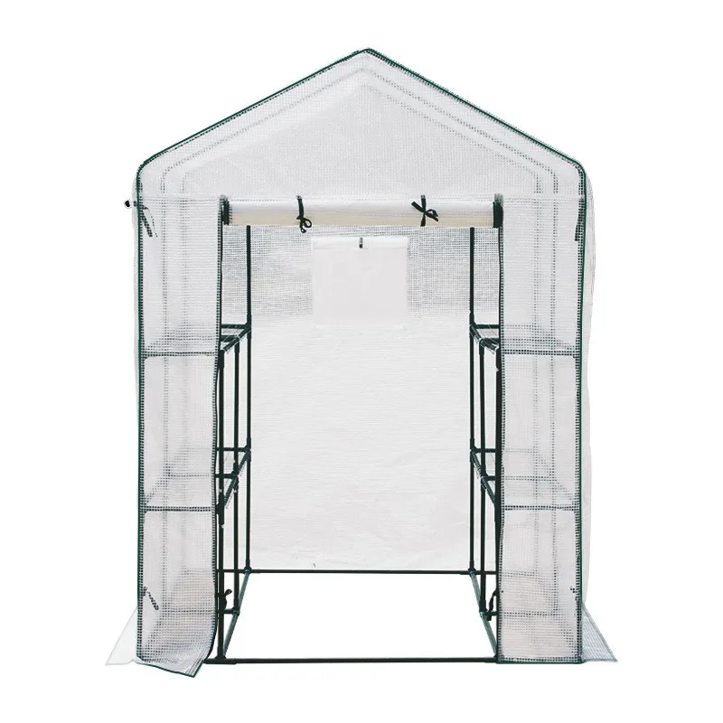 Sturdy Frame Walk-In Plant Greenhouse Home Garden Large Flower Room Winter Protection For Succulent & Vegetables