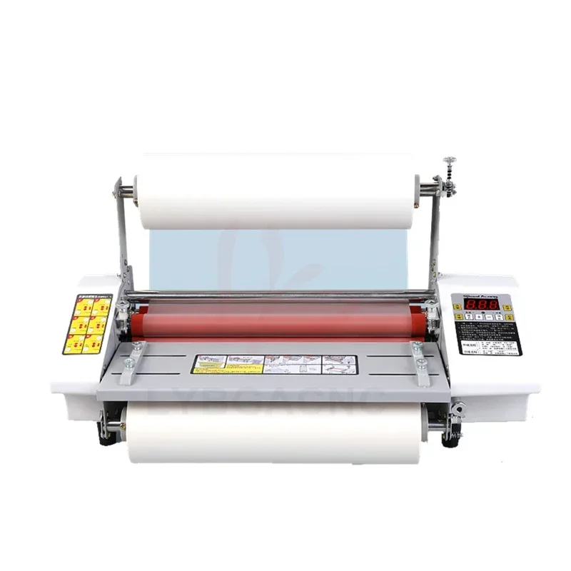 Cold Hot Laminator A3 A2 Paper Laminating Rolling Machine English Version with A4 Paper Cutter for Film Photo Desktop 500W 600W