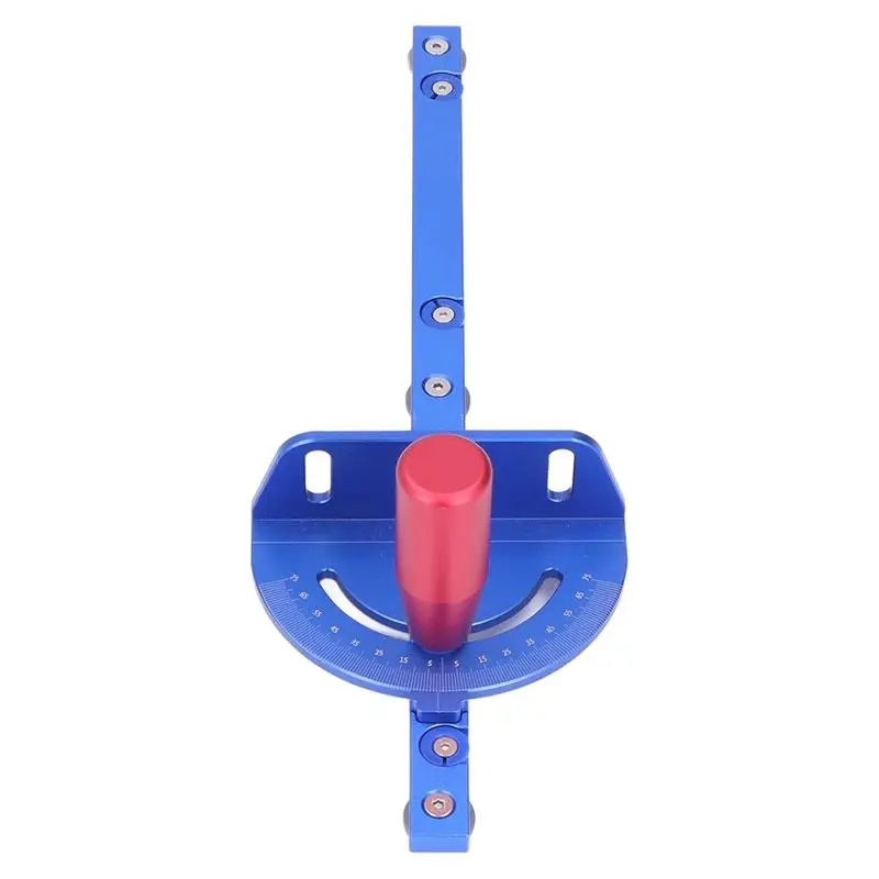 AEE2-Miter Gauge For Table Saw, Table Saw Accessories Portable Aluminum Alloy With Removable Dial For Carpentry