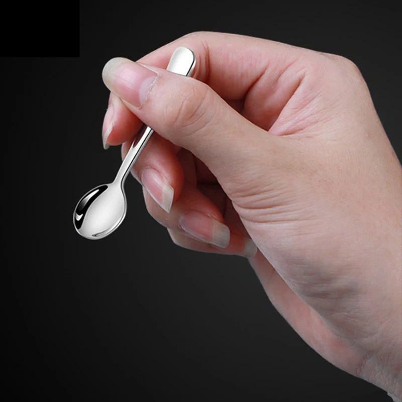 Stainless Steel Coffee Stirring Spoon Mini Note Spoon Mug Teaspoon Bar Ice Cream Creative Gift Spoon Kitchen Tableware-New