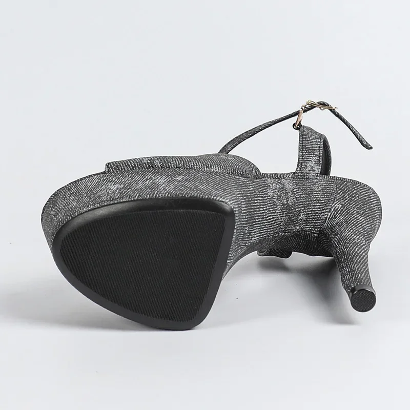 Shoes for Women Summer Buckle Strap Women's Sandals Fashion Design Open Toe Stiletto High Heels Nightclub Stripper Shoes Zapatos