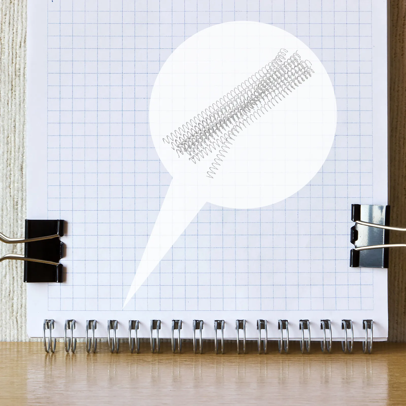 

10 шт. металлических спиральных колец для переплета, многоразовые, для блокнотов, органайзеров, настенных календарей, функциональные