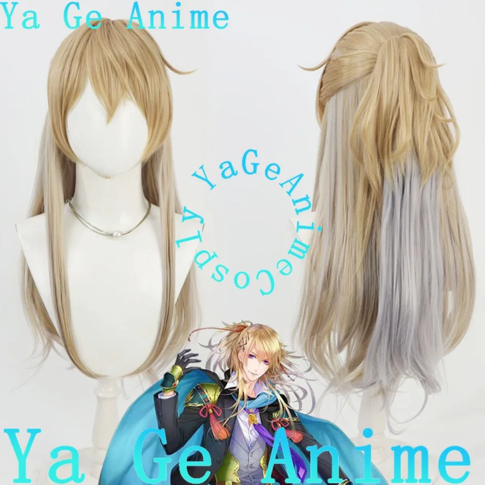 

Ya Ge Touken Ranbu Kogitsunemaru Cosplay Wig Tail Anime Reality Show Game Role-playing Wig Used for Anime Dance Parties