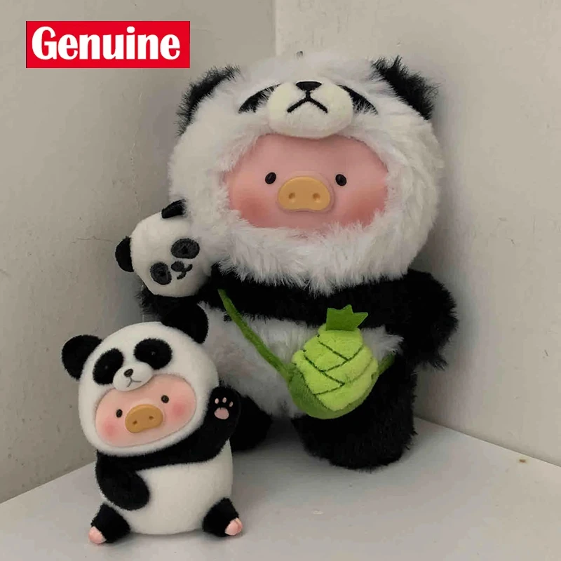 

Genuine Lulu The Piggy Panda Lulu Series Elevator Garage Figure Plush Doll Bag Anime Peripheral Pendant Collection xmas Gift