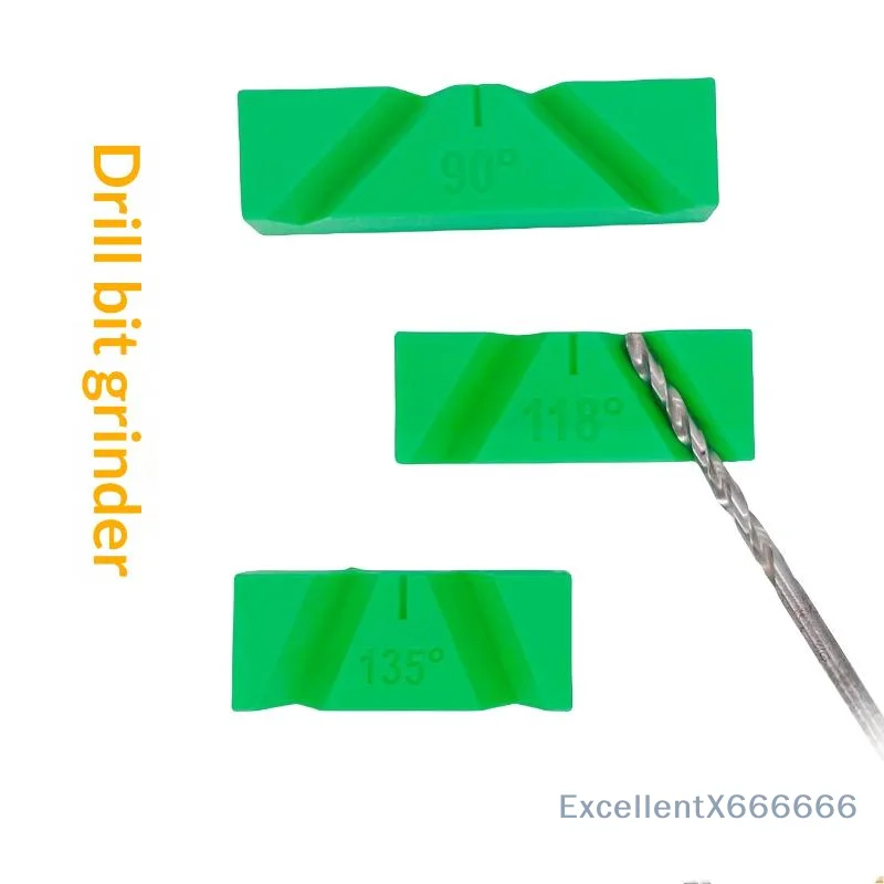 Drill Bit Sharpener Jig for Bench Grinder 1/3Pcs Rust-proof Grinding Fixture for Professional Carpenter Repair Work