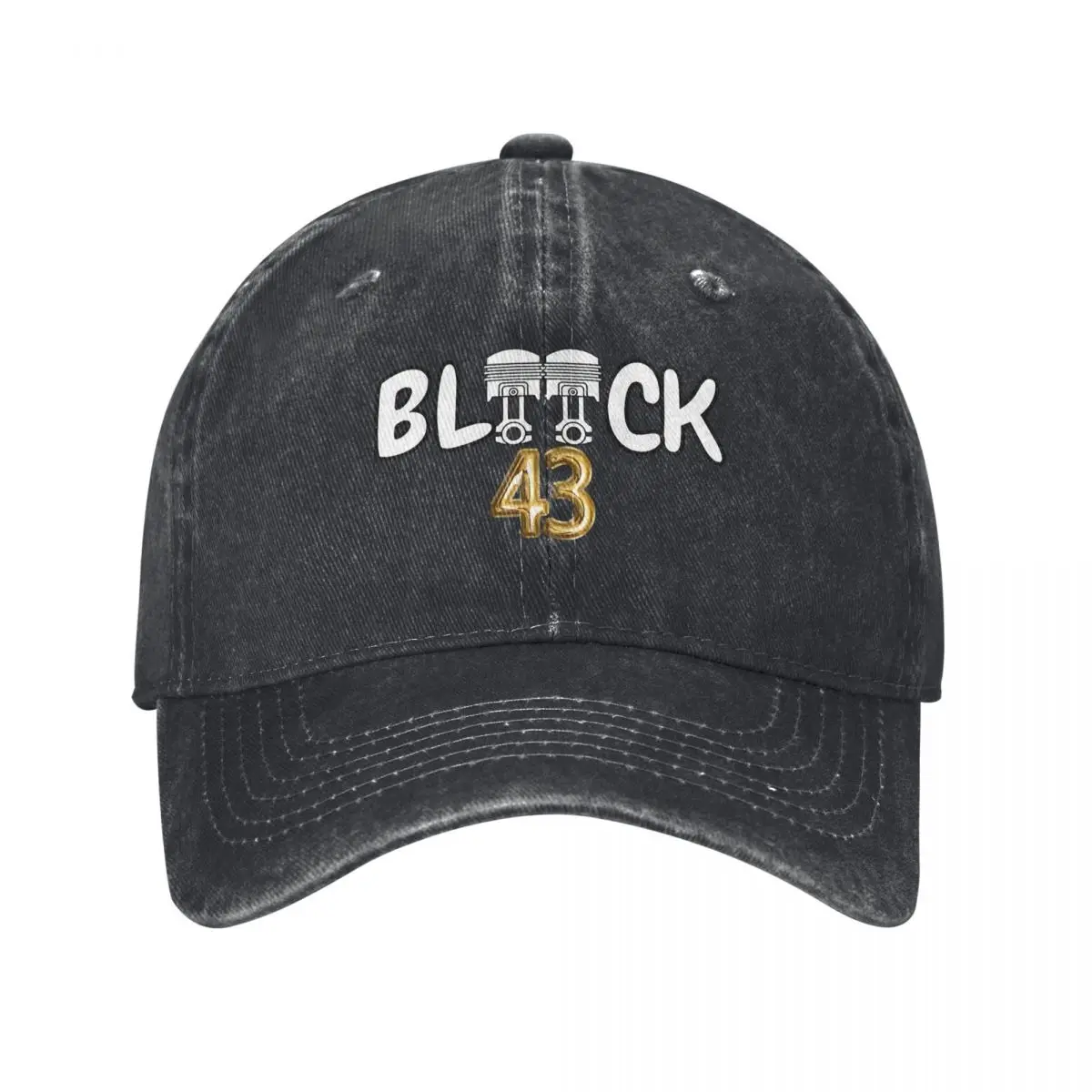 Summer Cap Sun Visor Block 43 Sticker Hip Hop Caps Ken Block 43 Cowboy Hat Peaked Hats