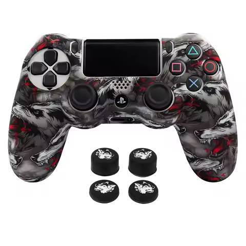 Soft Silicone Game Controller Covers Universal Fit for PS4 / PS5 / Xbox One S X / Xbox Series S X Gamepad Cases Skins Video Game