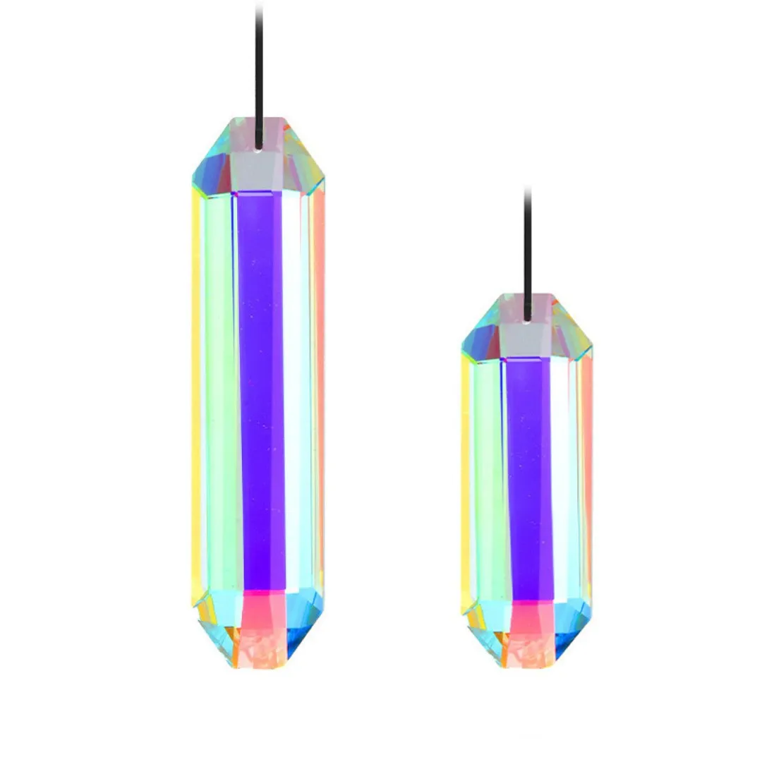 

1 шт., стеклянная призма «Ловец солнца», подвеска на окно, подвесные капли, цвета радуги, призмы, люстра ABColor, хрустальный сад, украшение для дома