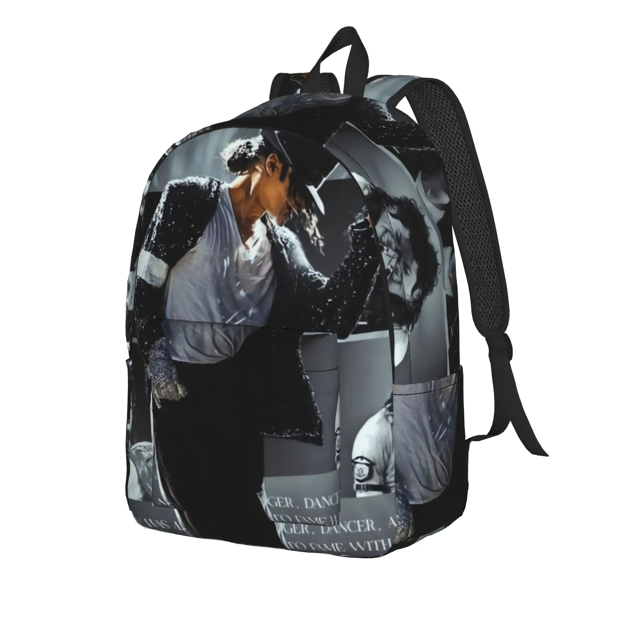 Michael Jacksons Musical Movie 2026 Backpack Female  Breathable Backpacks Polyester Elegant High School Bags Travel Rucksack