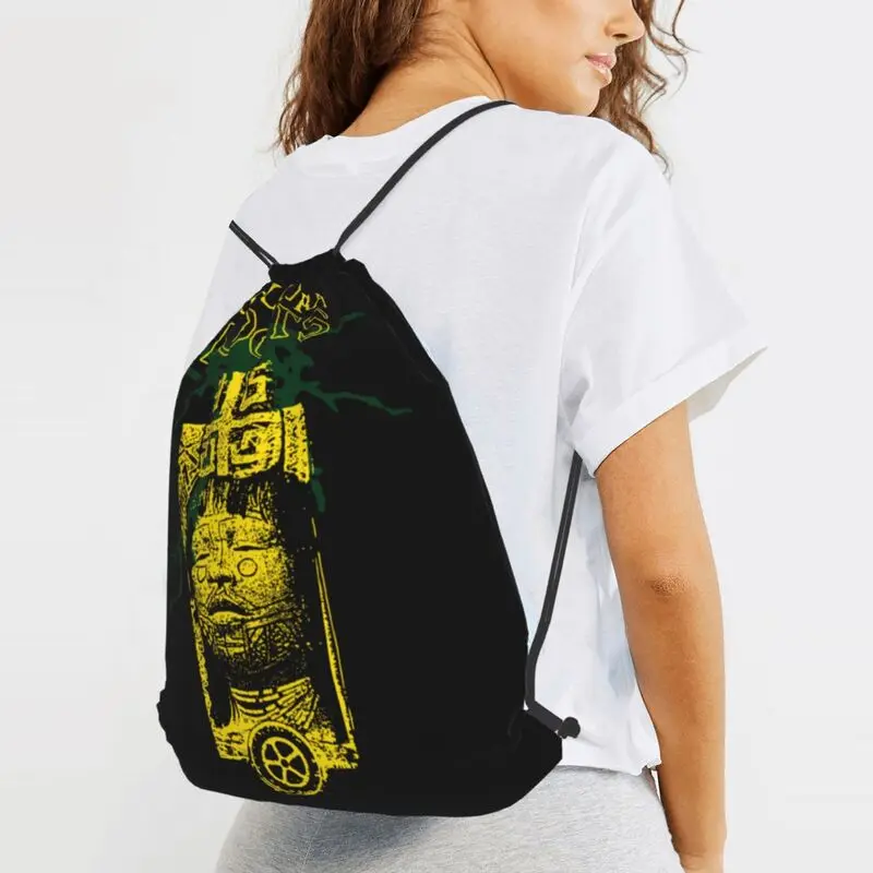 Mochila con cordón de Metal sepultura-roots, bolsa de zapatos con estampado 3d, para ropa, bolsa deportiva, 30 años