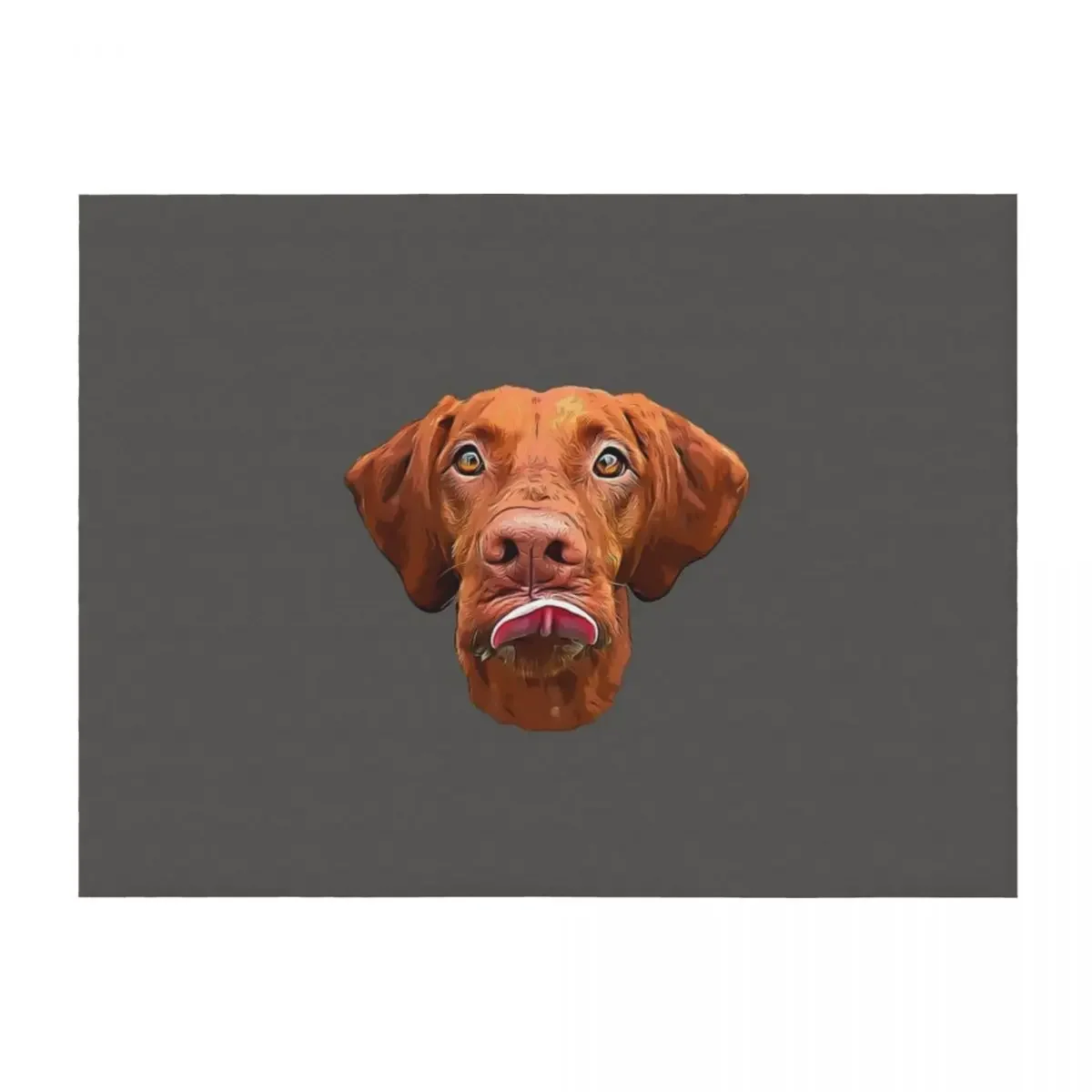 

Hungarian Vizsla - Cute Face! Throw Blanket Decorative Throw Flannels Comforter Kid'S Blankets