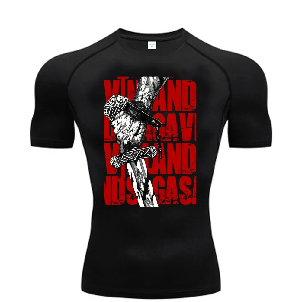 Vinland Saga t-shirt Bodybuilding Gym Fitness Retro anime cutecore Psychedelic Retro dollette vintage streetwear y2k