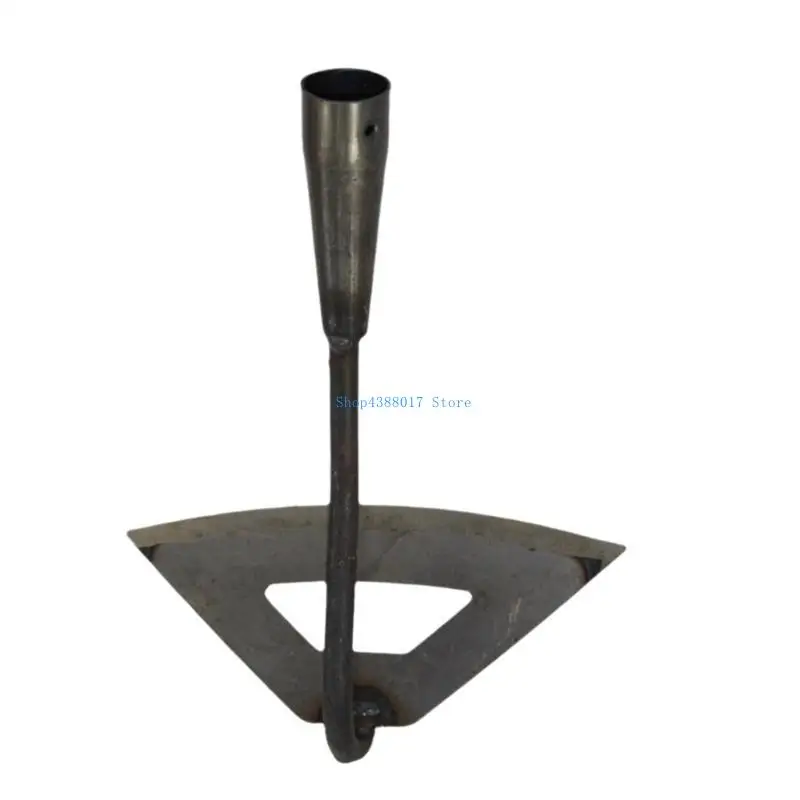 

896B Gardening Tools Hollow Hoe All Steel 32.5cm Hardened for Backyard Agriculture Easy Weeding Soil Loosening