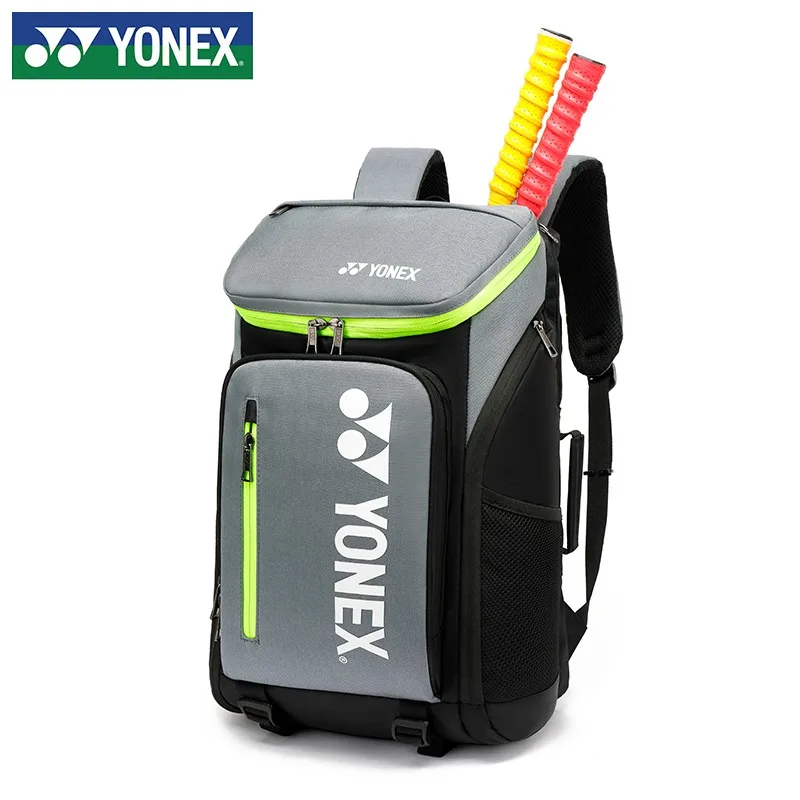 YONEX-Sac de raquette de badminton de haute qualité, sac à dos de sport multifonctionnel avec boîte à chaussures, sac de raquette de tennis, grande capacité, unisexe