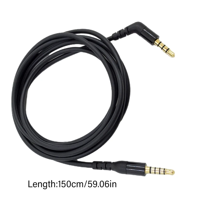 Delicate 3.5mm Male to Male Cable for Headsets 3.5mm Headphones Cord 1.5m